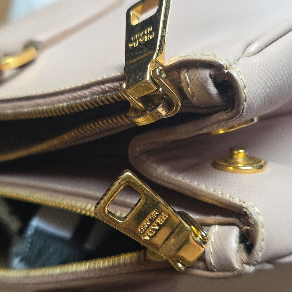 Prada Women's Tan Leather Tote Bag - Picture 4 of 16